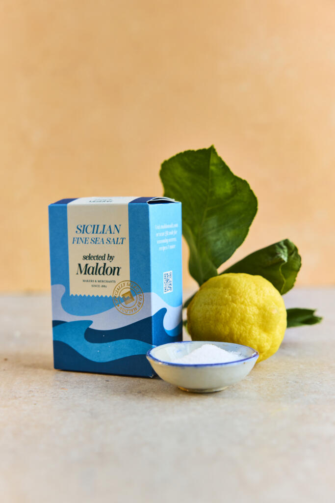 Sicilian Fine Sea Salt, Selected by Maldon. 250g pack.