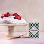 Summer fruit pavlova. Seasoned with Maldon Original Sea Salt 125g pack.