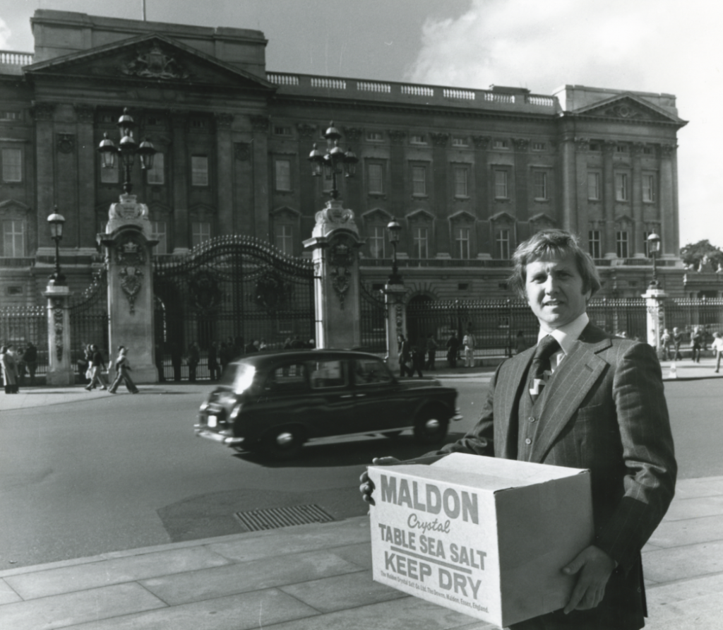 Maldon Salt owner Clive Osbourne visiting Buckingham Palace
