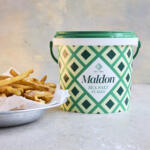Maldon Original Sea Salt 1.4kg Tub with chips/fries