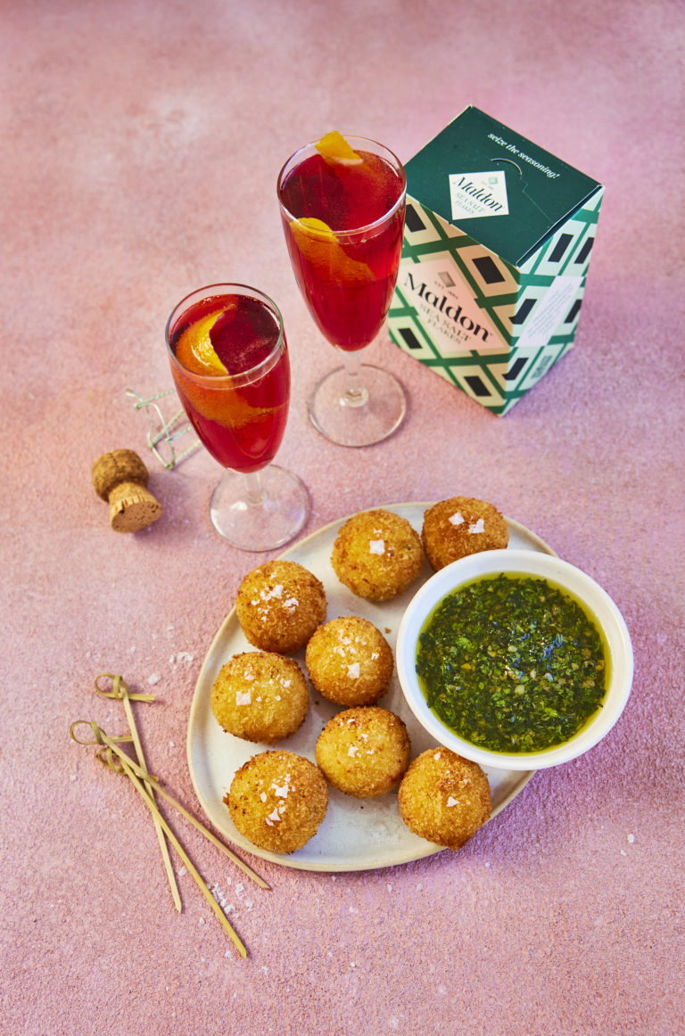 Negroni and arancini