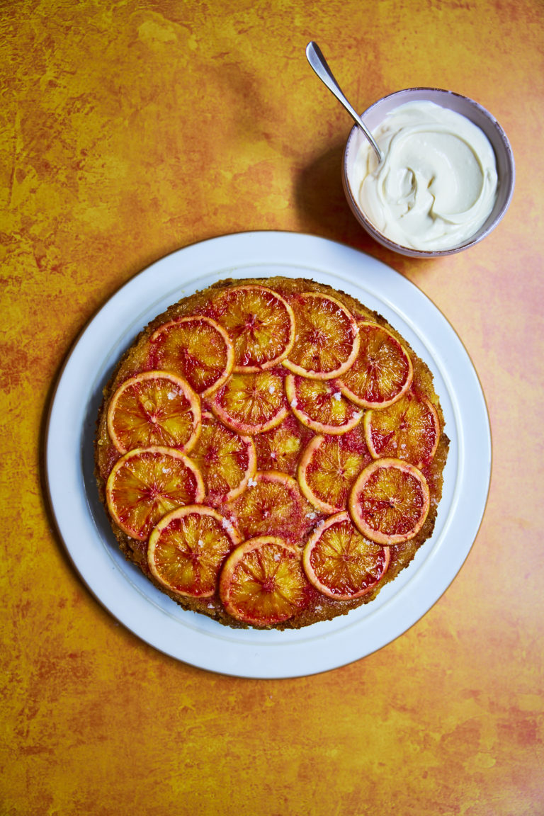 Blood orange cake