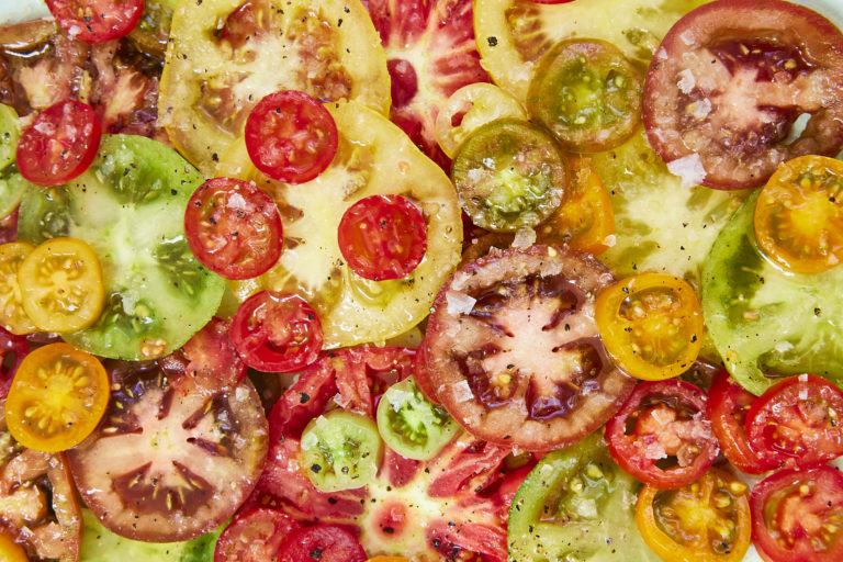 Roasted Heritage Tomatoes