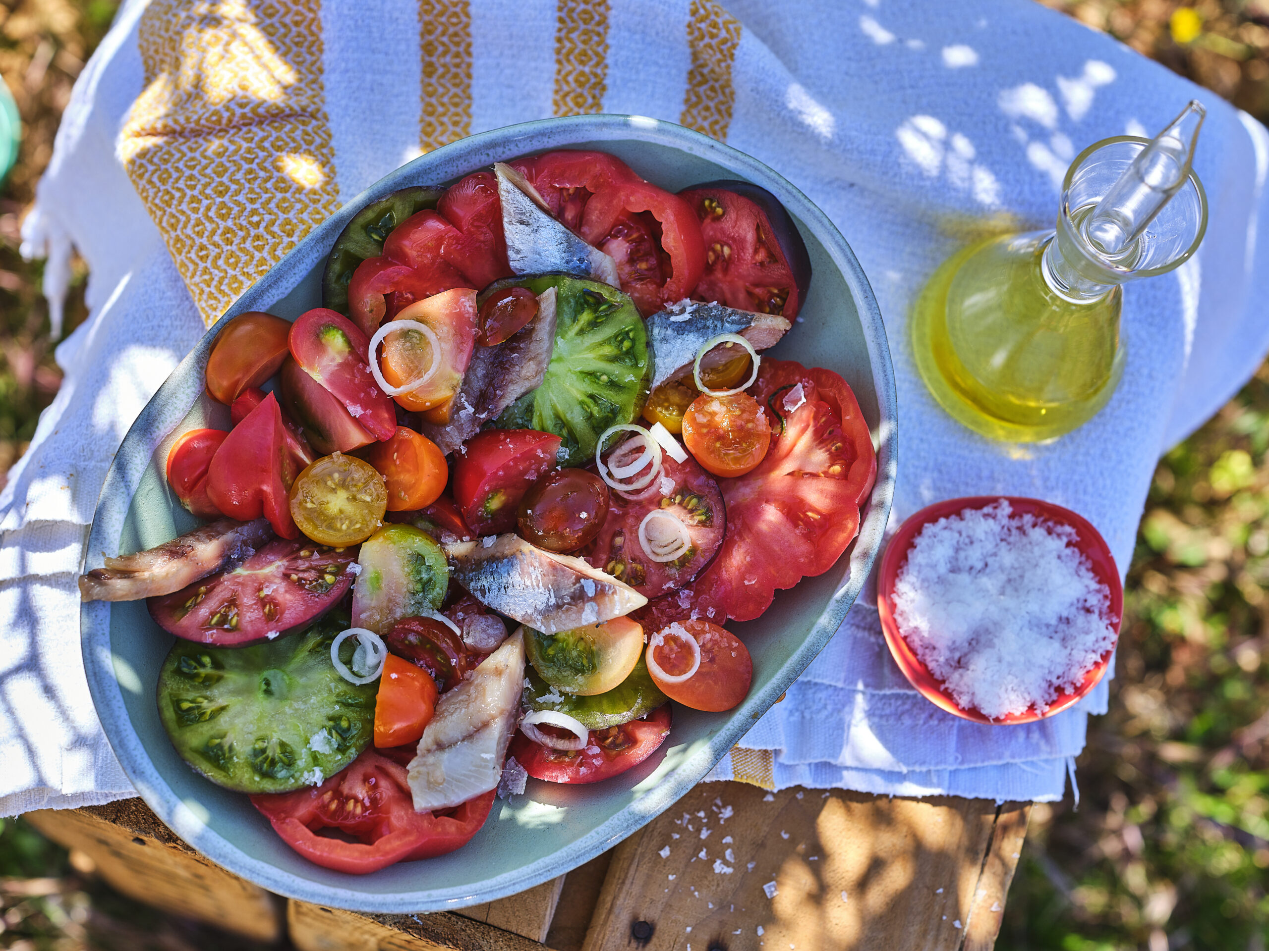 ensalada de tomates