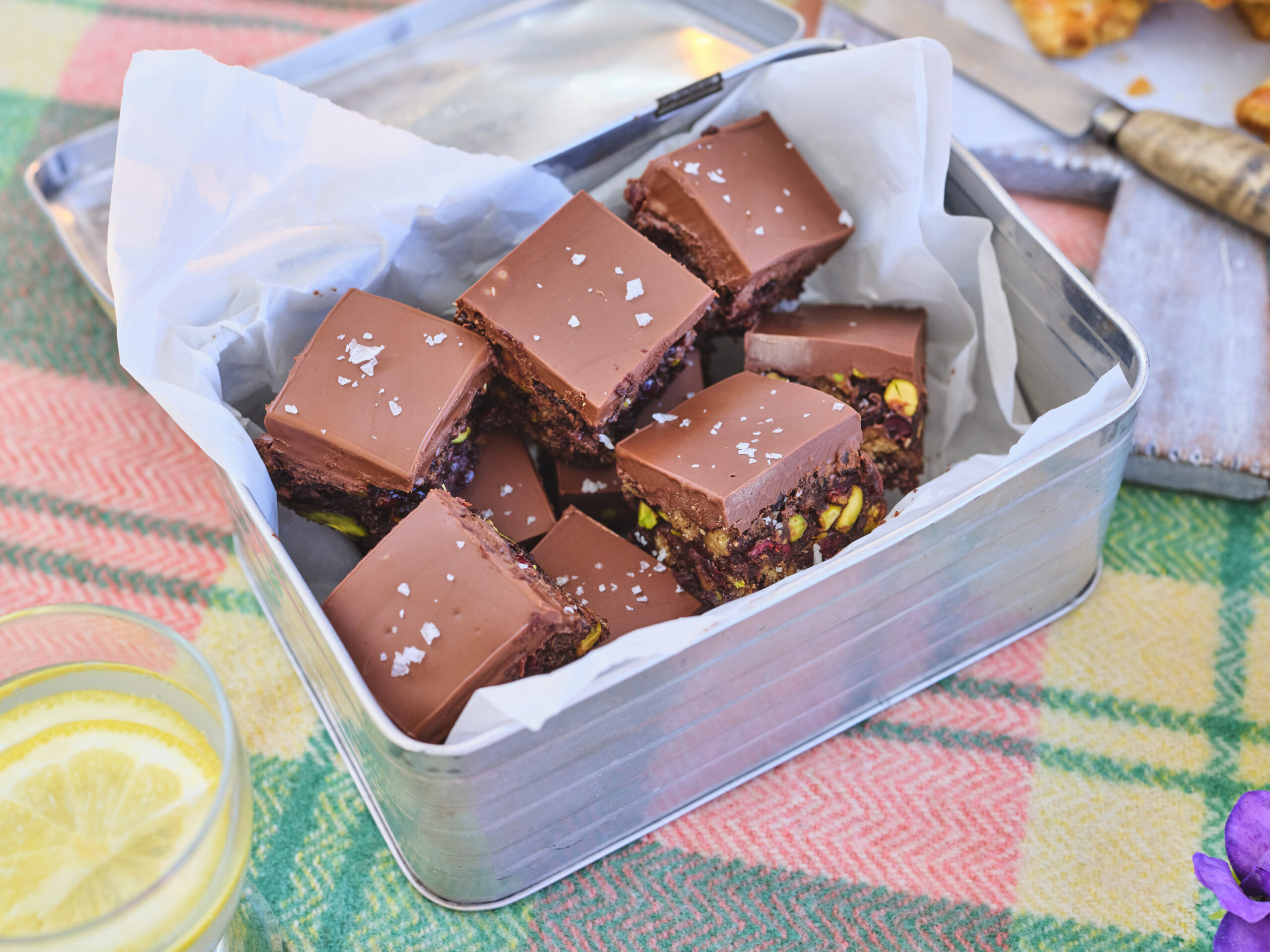 Pistachio and Cranberry Tiffin