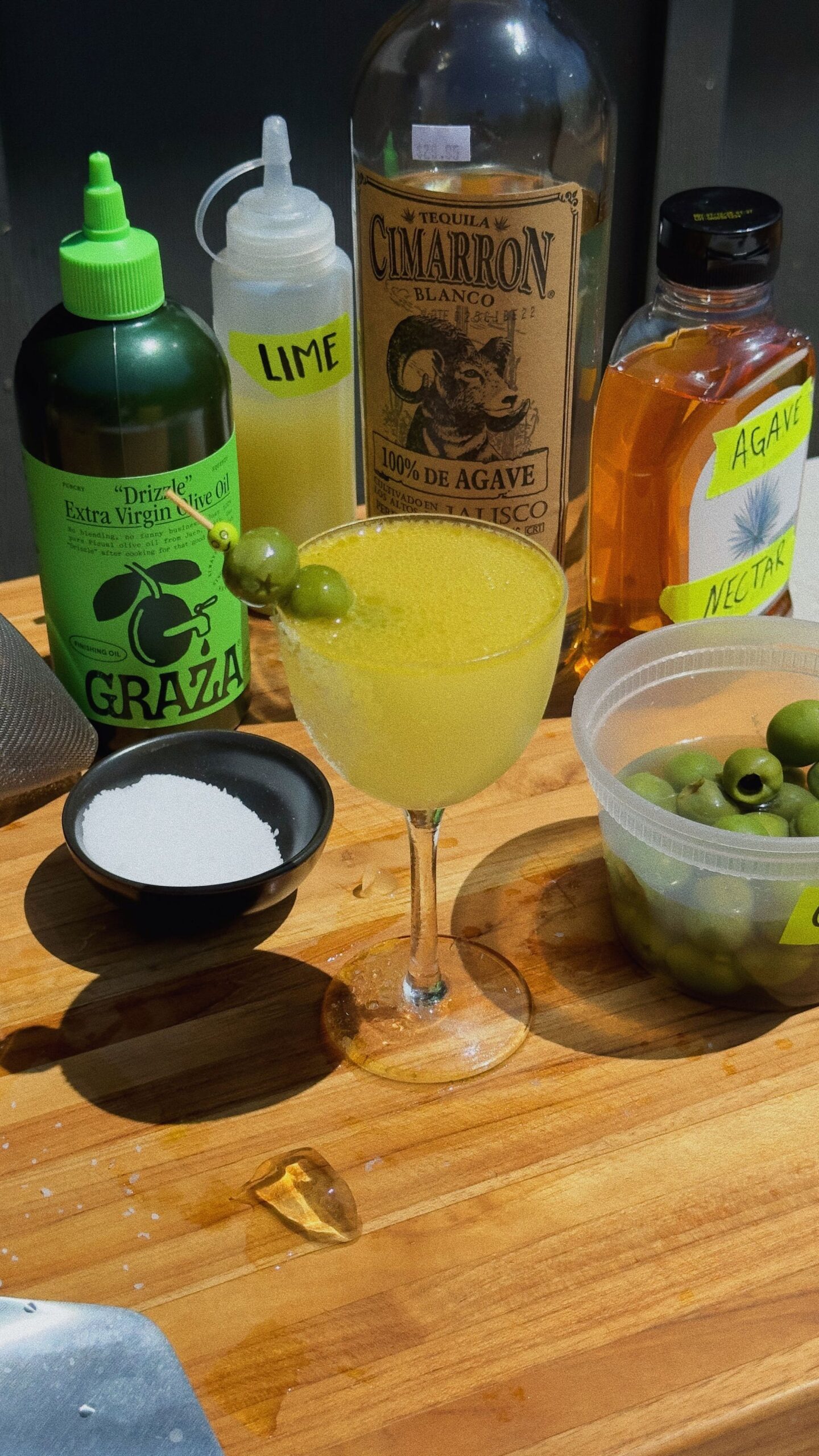 Dirty Marg-tini - Maldon Salt