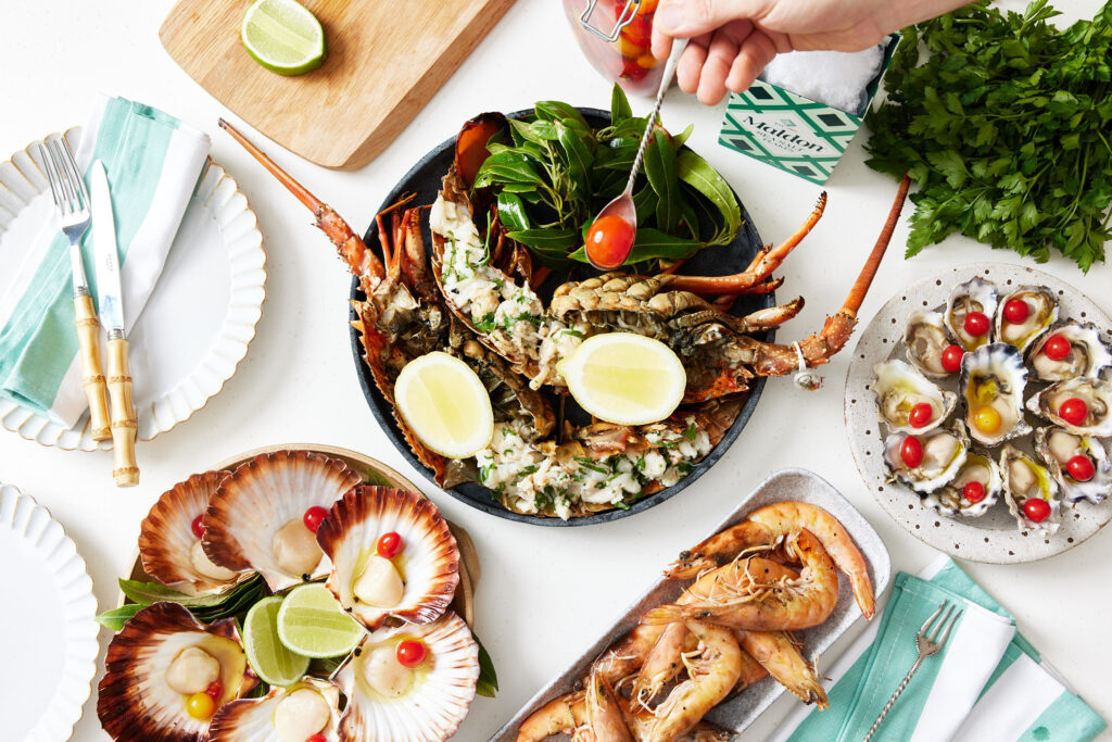 A spectacular seafood feast featuring Maldon Sea Salt