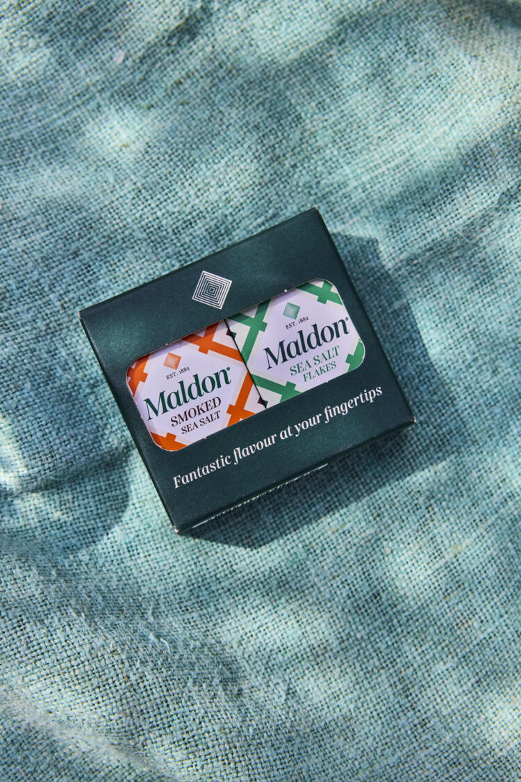 Maldon Salt Pinch Tin Set - 4 x empty pinch tins, ready to be filled with your favourite original and smoked sea salt flakes