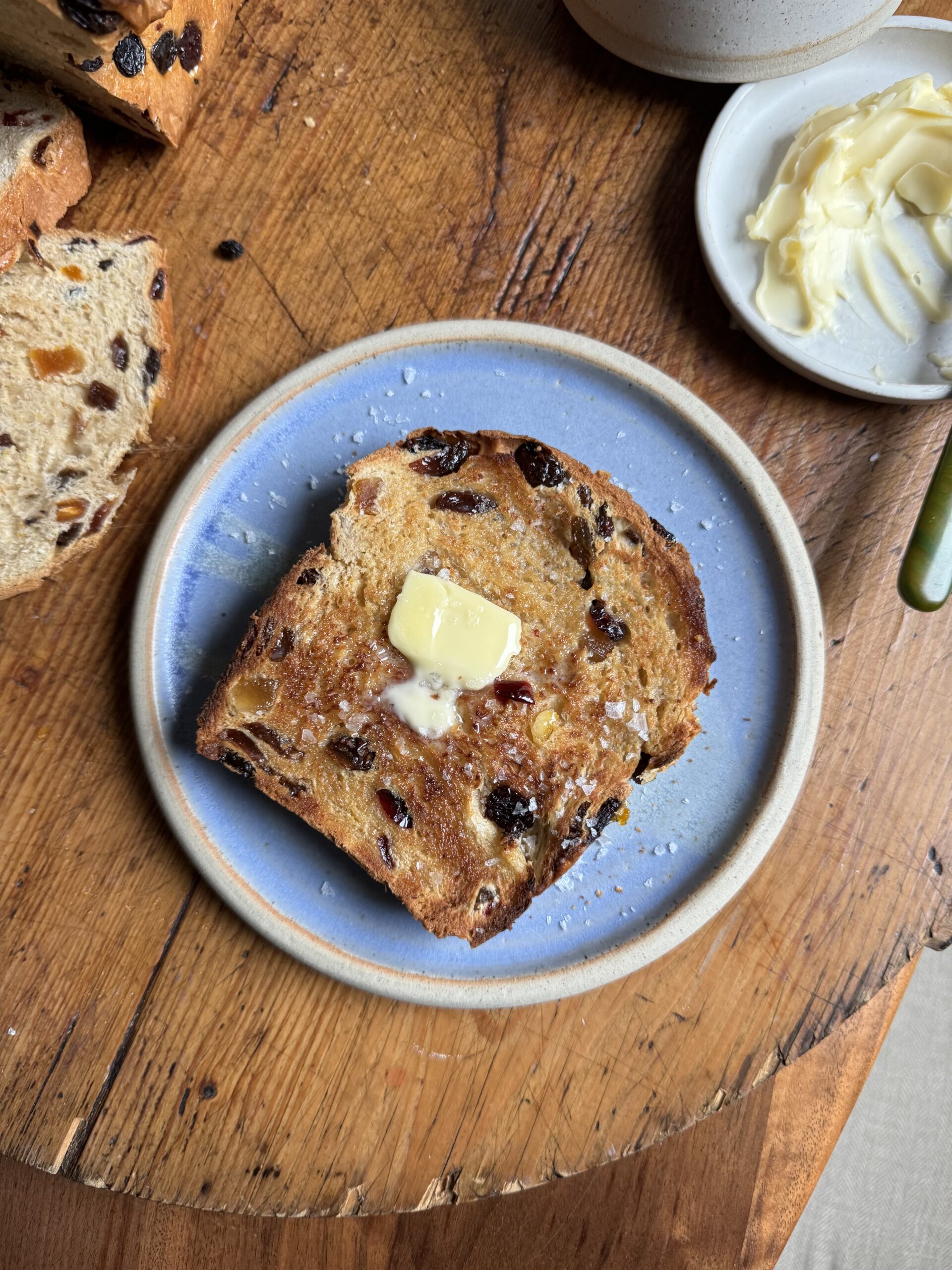 Hot Cross Bun Tea Loaf - Maldon Salt