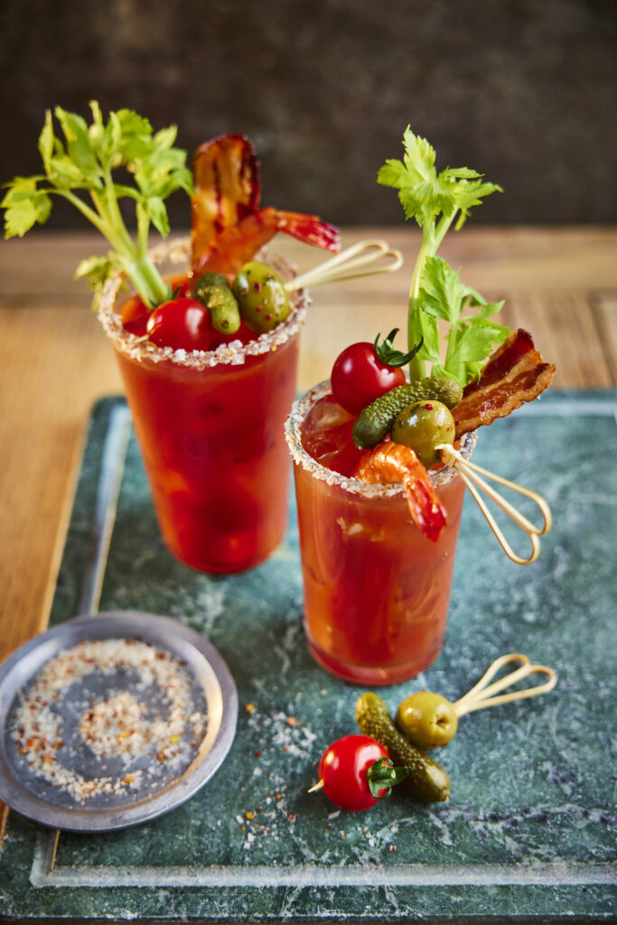 Spicy Loaded Bloody Mary