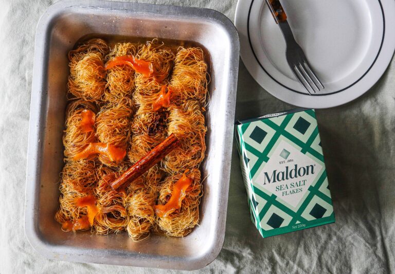 Salted Walnut and Cinnamon Kataifi