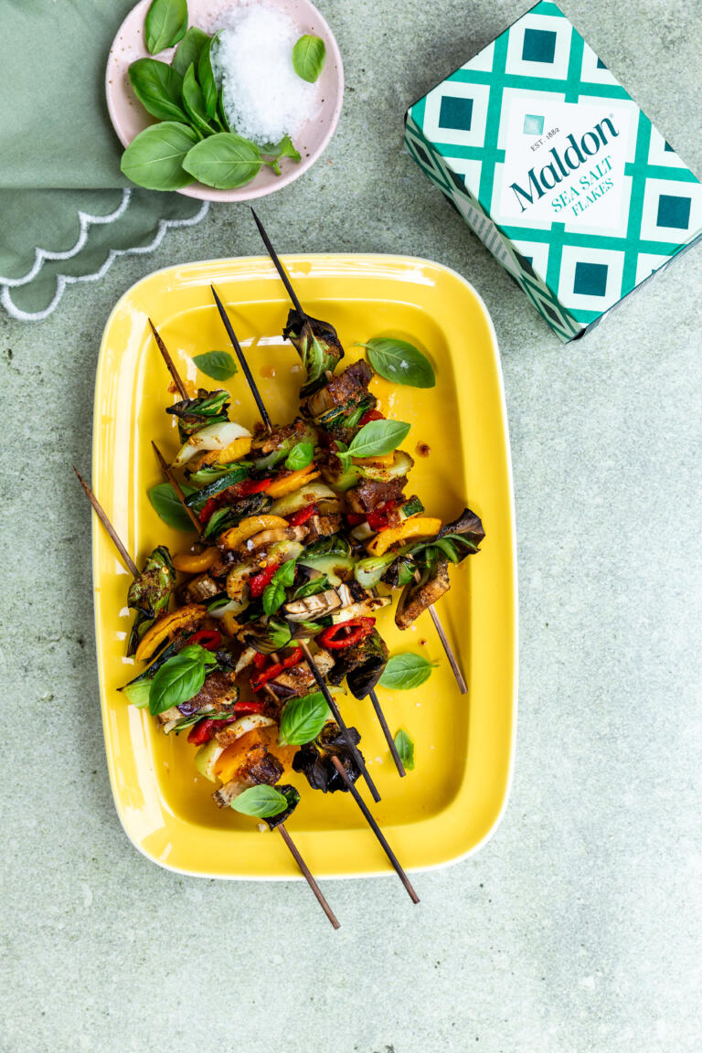 Grillatut kasvisvartaat