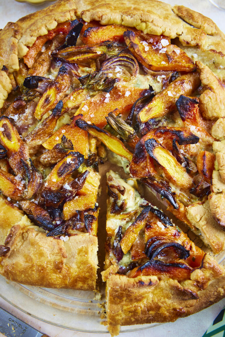 Autumn Vegetable Galette. Seasoned with Maldon Original Sea Salt