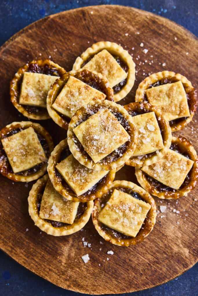 Spiced Orange Mince Pies. Seasoned with Maldon Smoked Sea Salt