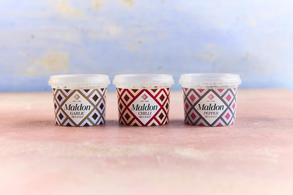 Maldon Chilli, Garlic and Pepper 50g Pots