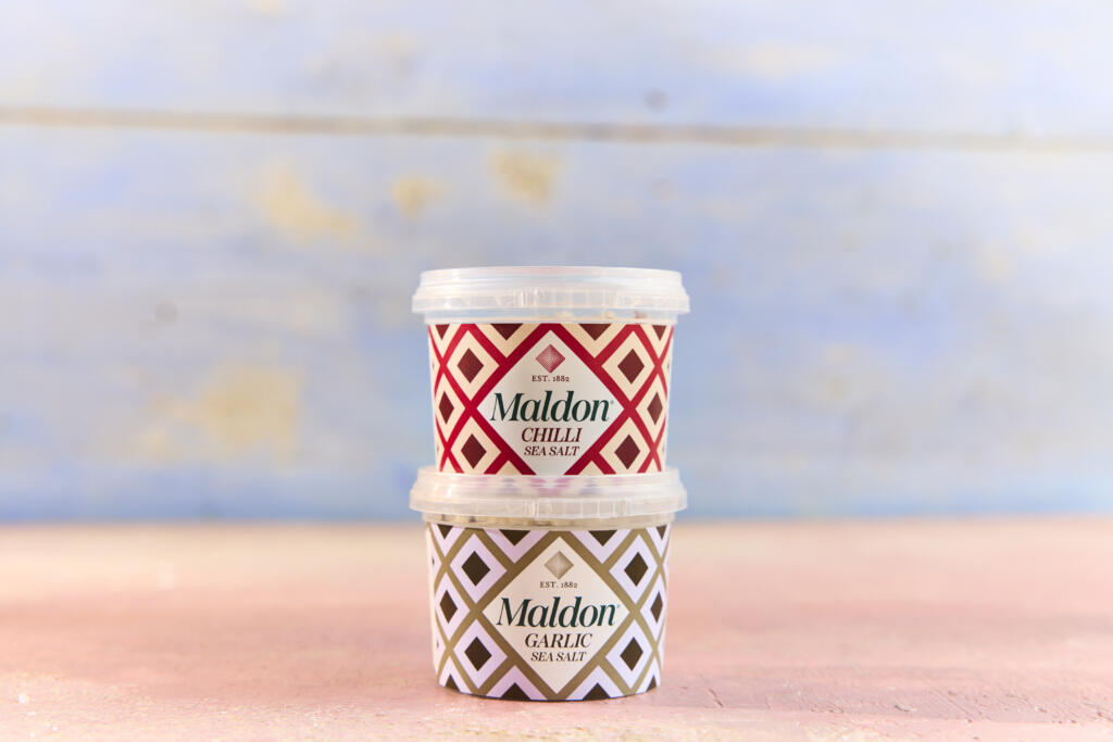 Maldon Garlic and Chilli Sea Salt 50g Tubs
