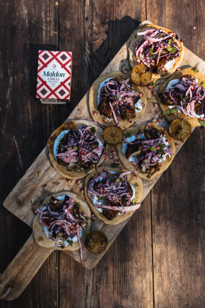 ALEXANDER JAMES - JERK HOT HONEY CHICKEN ROTI