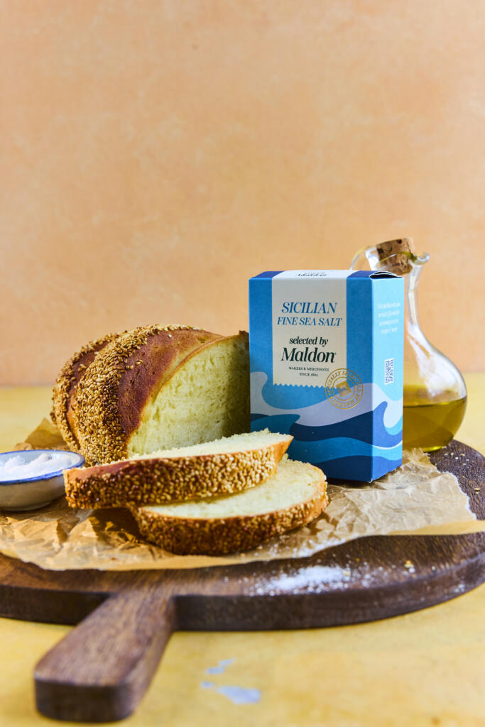 Sesame Semolina Bread with Sicilian Fine Sea Salt, Selected by Maldon