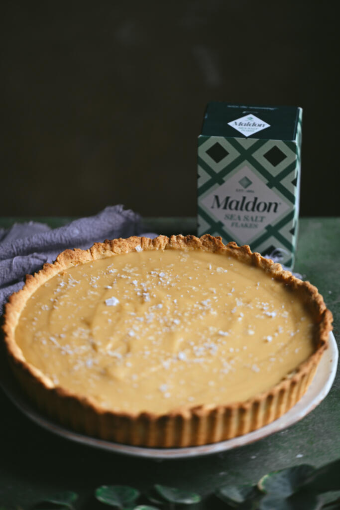 Butterscotch tart with Annie Mae Herring and Maldon Salt