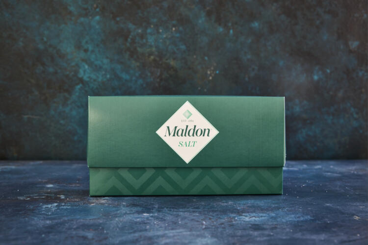 The Maldon Salt Gift Pack - Trio of Original Sea Salt 125g, Chilli Sea Salt 100g and Garlic Sea Salt 100g